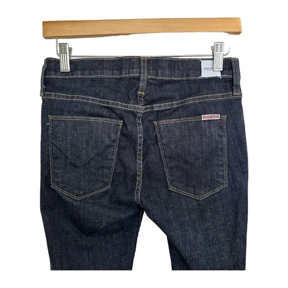 Hudson Charlotte Moto Super Skinny Jeans Dark Wash Style WM493DIF Size 26 - Picture 6 of 16